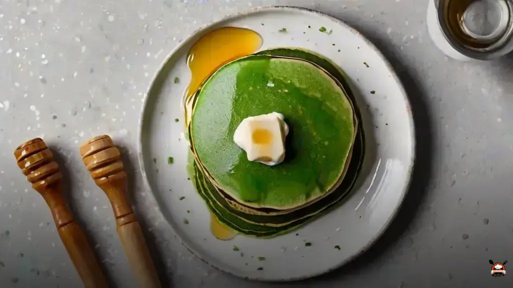 Panqueca rápida verde: Sem glúten/lactose e pronta em 1 minuto