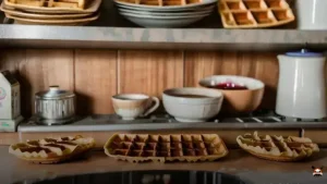 Receita de waffle fácil para a família Café da manhã delicioso