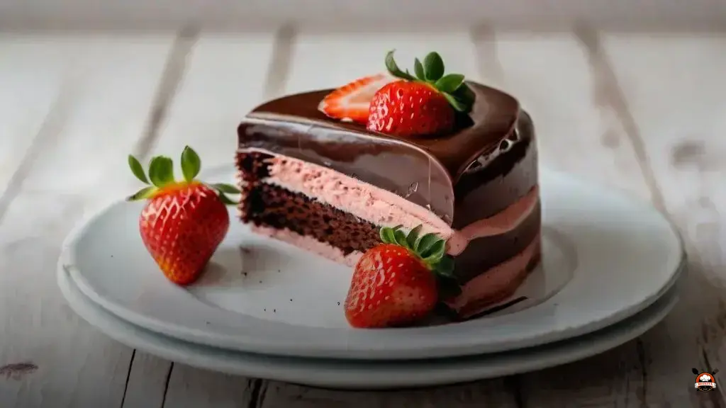 Sucesso na sobremesa: bolo gelado de brigadeiro e morango!
