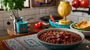 Como fazer feijão assado com bacon que encanta crianças