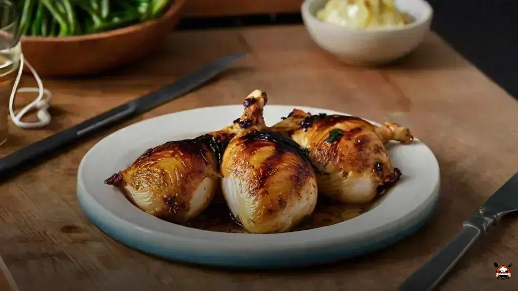 Frango com cebola queimada aprenda a receita