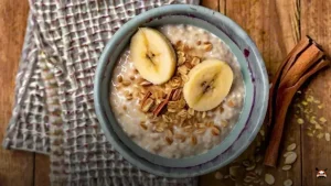 Mingau overnight rápido: baixo açúcar, rico em fibras!