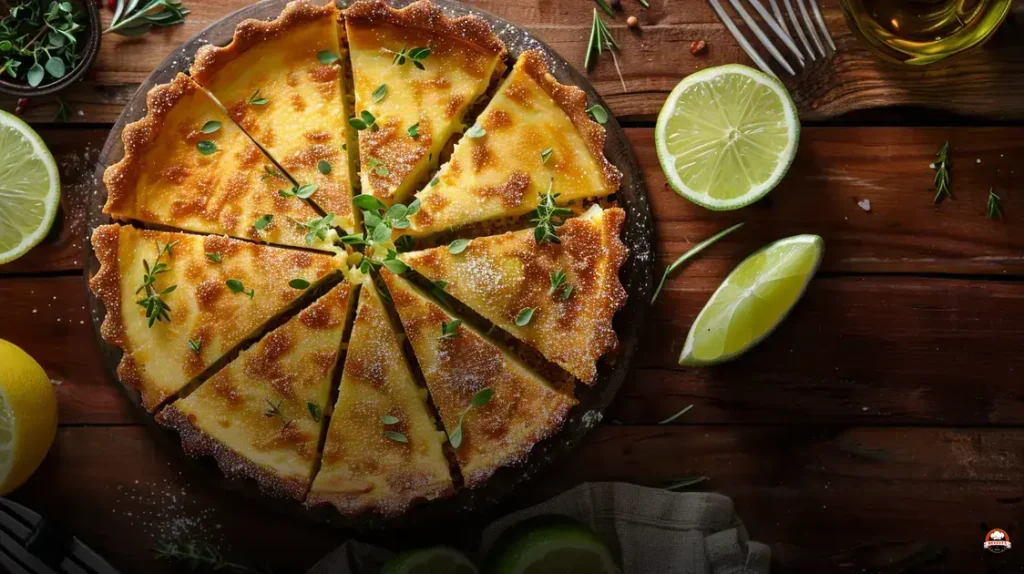 Prepare uma torta de limão e aveia em 10 minutos sem forno