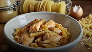 Receita de macarrão com frango, repita o menu toda semana