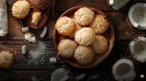 Biscoitinhos de coco uma delícia de sobremesa