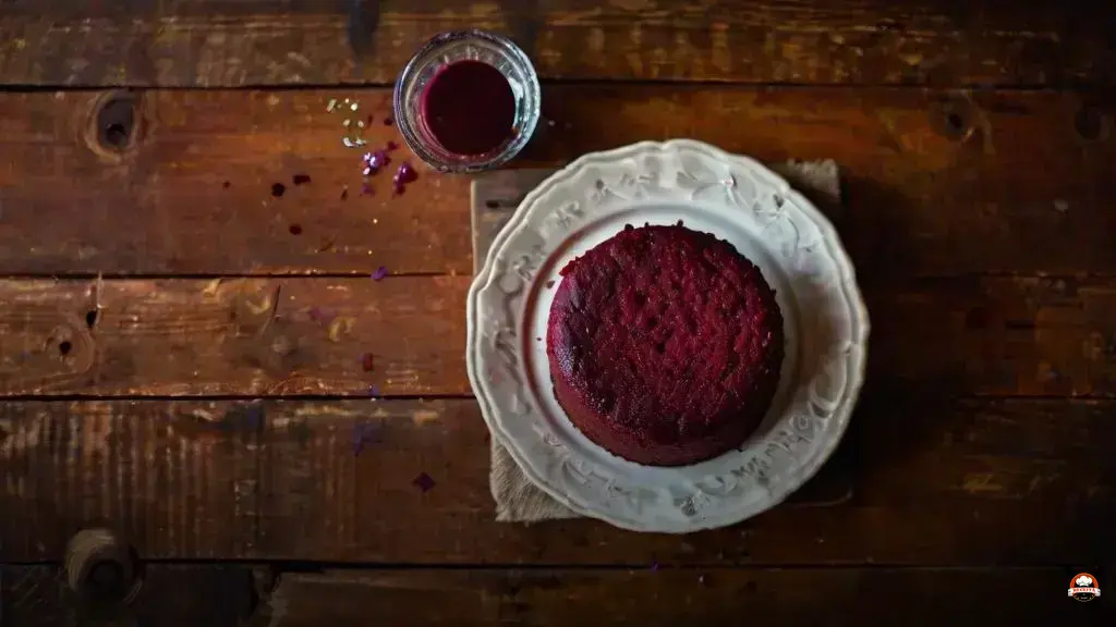 Bolo de beterraba uma delícia