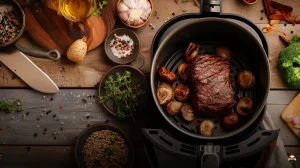 Como fazer um bife na airfryer tão bom quanto o de restaurante