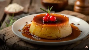 Flan delicioso e fácil de quinoa cozida SEM AÇÚCAR e SEM LACTOSE