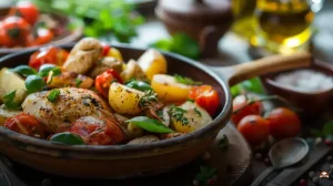 Receita de pastel assado fit com abóbora, frango e aveia