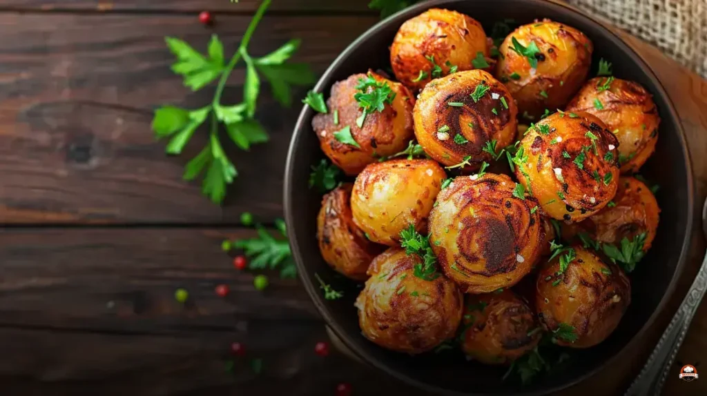 Receita fácil de bombas de batata: saboroso lanche com recheio variado