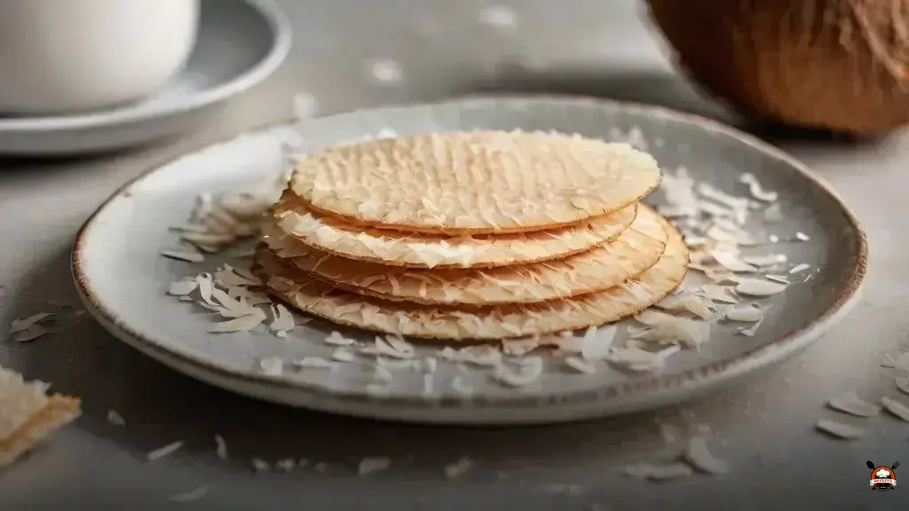 Waffer de coco tradicional aprenda a receita