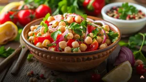 Receita de salada com grão de bico: saudável e deliciosa!