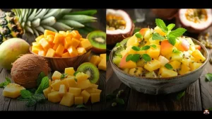 Receita salada tropical refrescante para agradar a todos
