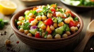 Salada de grão de bico: a receita que vai surpreender você