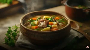 Sopa de carne e legumes: o sabor que aquece seu coração