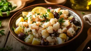 receita de salada de bacalhau deliciosa e fácil de fazer