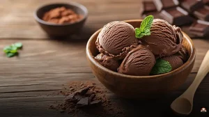 receita de sorvete caseiro de chocolate que derrete na boca