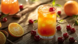 Suco de acerola com laranja: refrescância e saúde em um copo