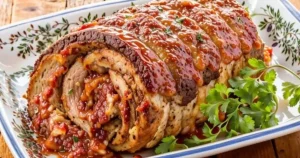receita de rocambole de carne moída irresistível e fácil de fazer