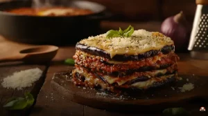 receita de lasanha de berinjela deliciosa e fácil de fazer