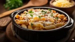 Receita de macarrão na panela de pressão que derrete na boca