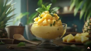 receita gelada de abacaxi para refrescar seu dia quente