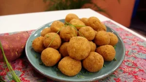 receita bolinho de batata doce irresistível e fácil de fazer