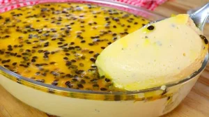 receita de mousse de maracujá simples com suco tang irresistível