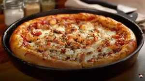 Pizza de frigideira receita fácil e rápida para o jantar hoje!