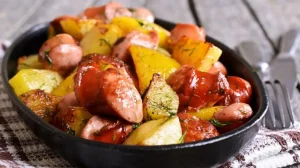 receita de linguiça com batata: o prato que vai te surpreender