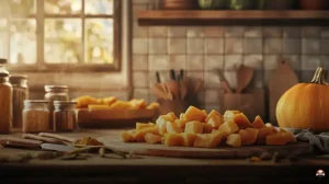 Receita doce de abóbora em pedaços que derrete na boca