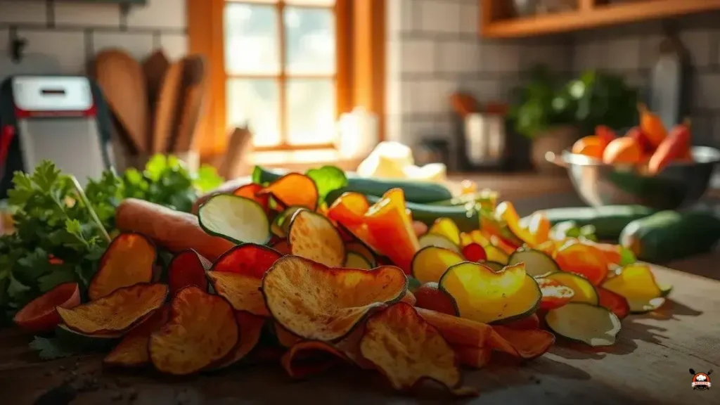 Chips de legumes como fazer