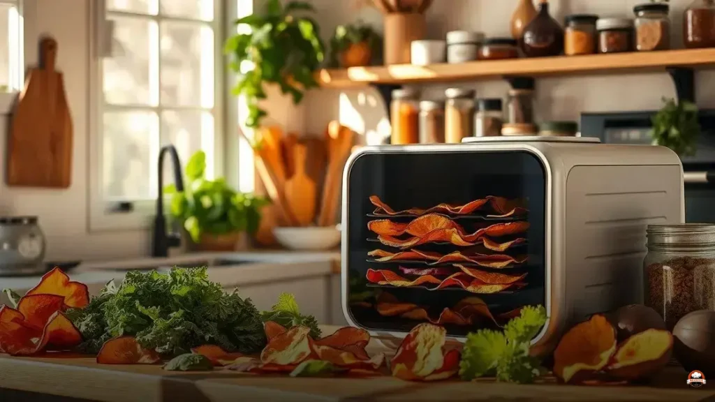 Chips de legumes desidratados como fazer