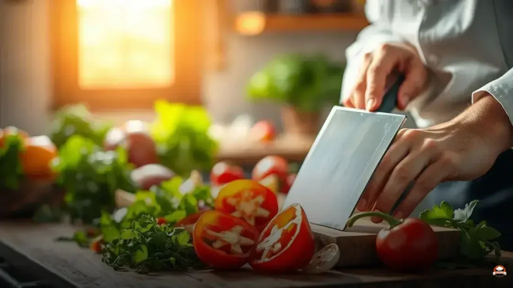 Como afiar cortador de legumes