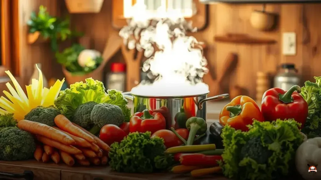 Como como cozinhar legumes no vapor
