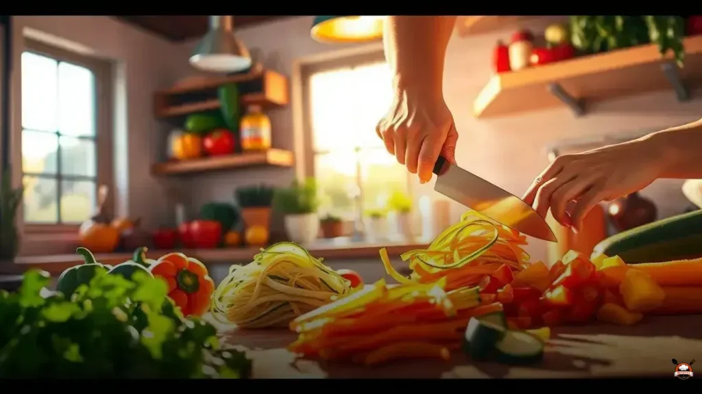 Cómo cortar verduras