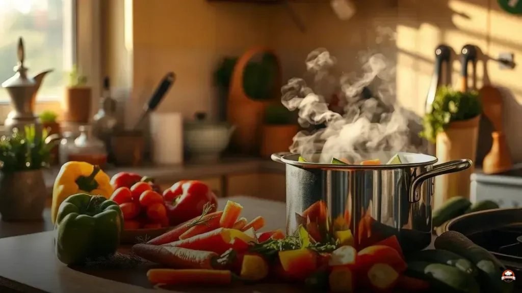 Como cozinhar legumes na panela normal