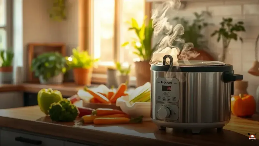 Como cozinhar legumes no vapor na panela de arroz