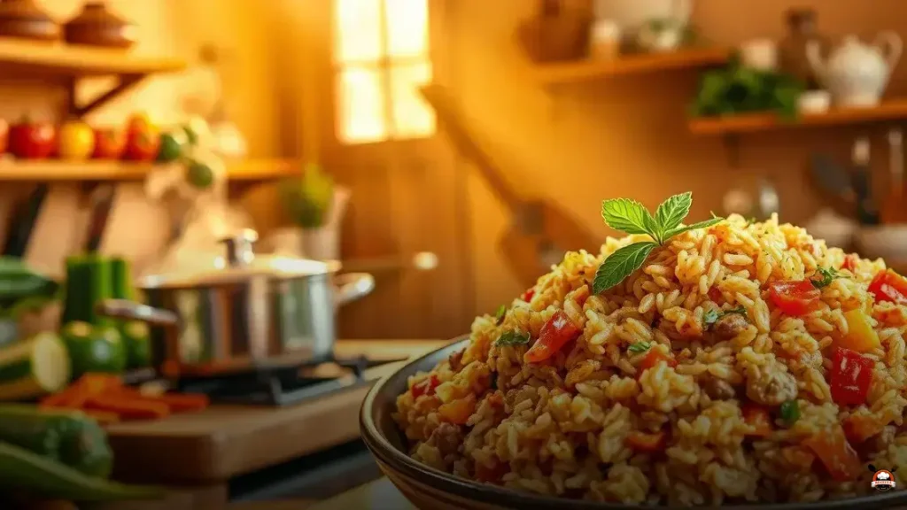 Como fazer arroz integral com carne moida e legumes