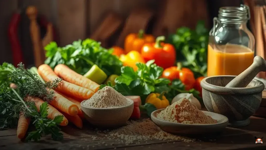 Como fazer caldo de legumes em pó