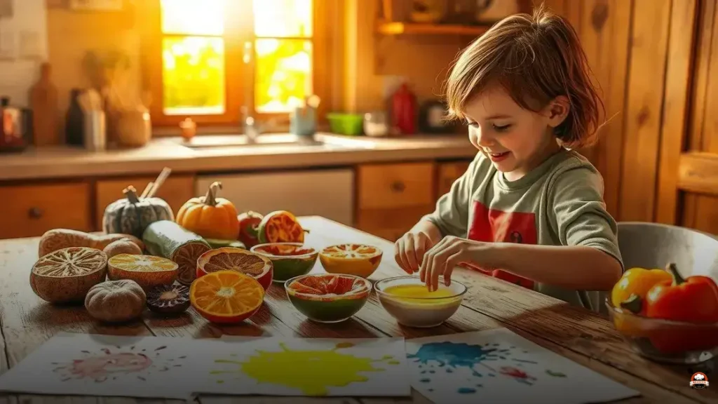 Como fazer carimbo com legumes