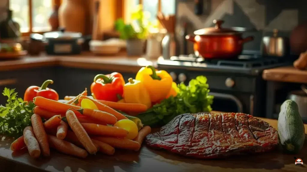 Como fazer carne de sol com legumes