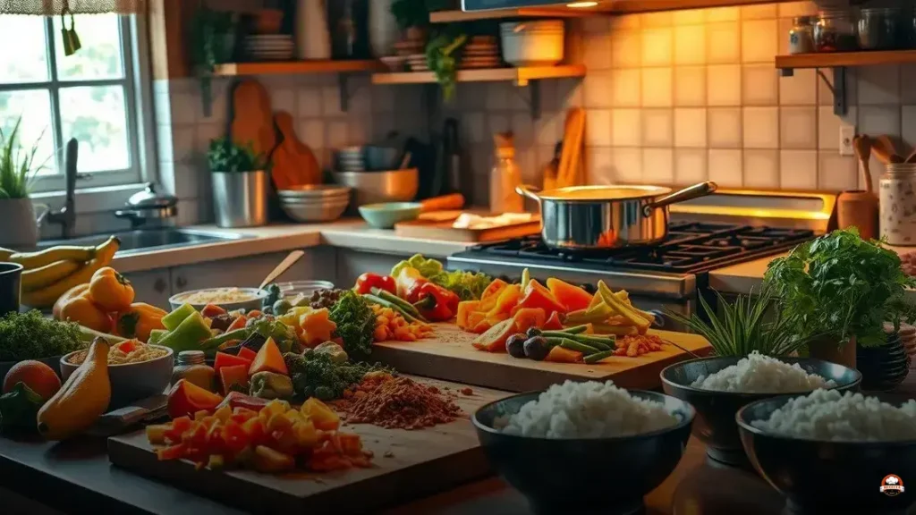 Como fazer curry de legumes