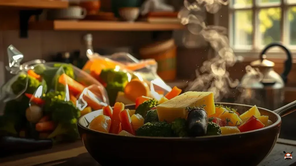 Como fazer legumes congelados na manteiga