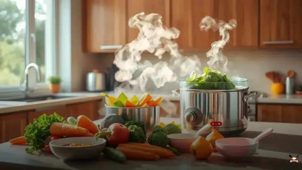 Como fazer legumes no vapor para bebe