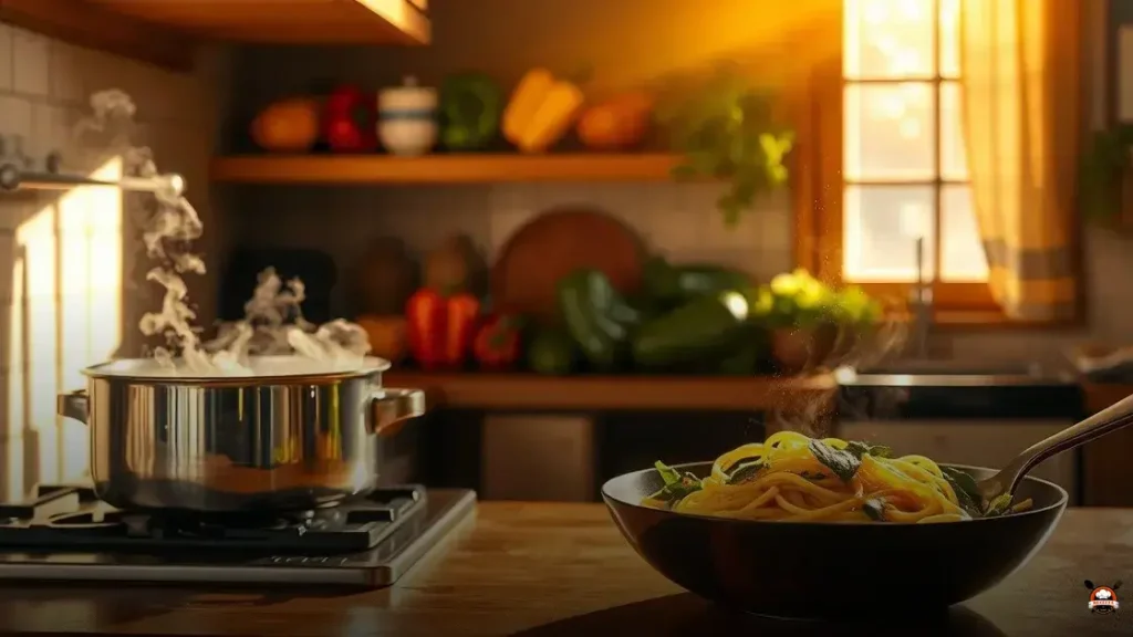 Como fazer macarrão espaguete com legumes
