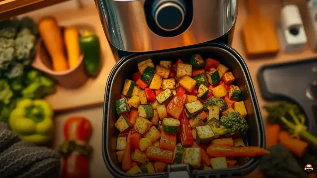 Como fazer mix de legumes na airfryer