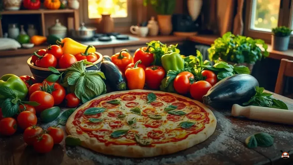 Como fazer pizza de legumes