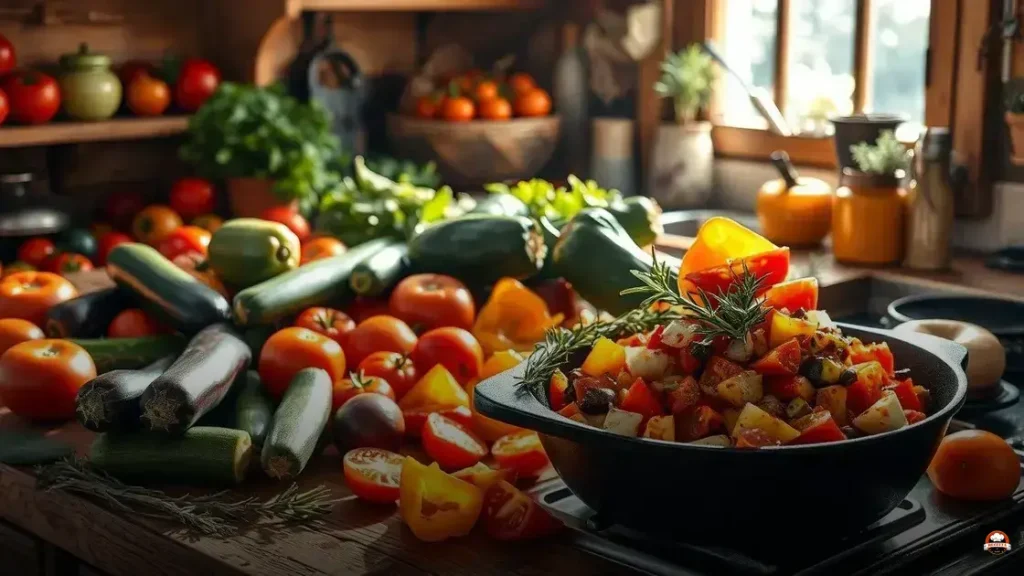 Como fazer ratatouille de legumes