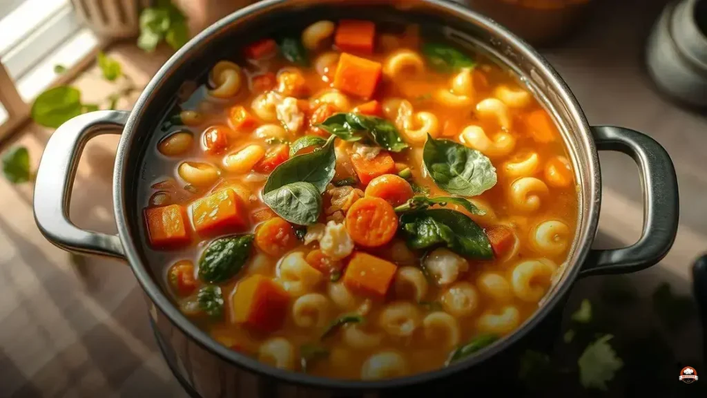 Como fazer sopa de legumes com macarrao sem carne